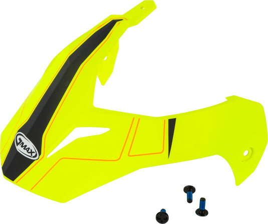 VISOR W/SCREWS EXPEDITION MATTE HI-VIS YELLW/BLACK GM-11 G011092 image 1