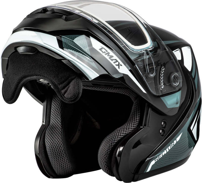 Load image into Gallery viewer, MD-04S SECTOR SNOW HELMET BLACK/SILVER MD M2043365 image 5

