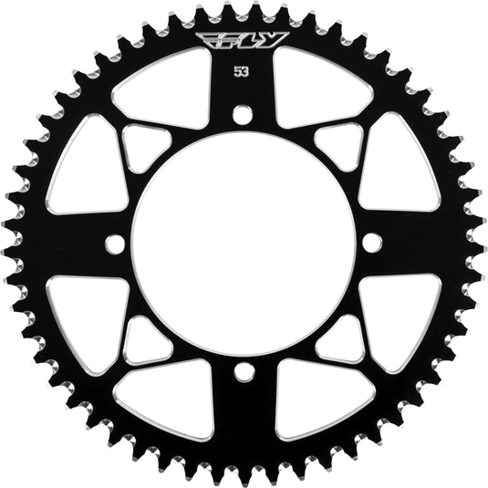 REAR SPROCKET ALUMINUM 53T-420 BLK KAW/SUZ OLD 414-53 BLK image 1
