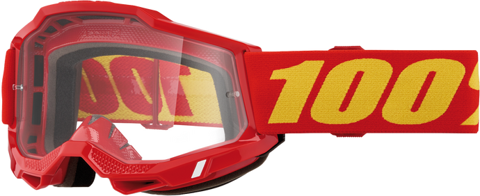 ACCURI 2 GOGGLE RED CLEAR LENS 50013-00042 image 1