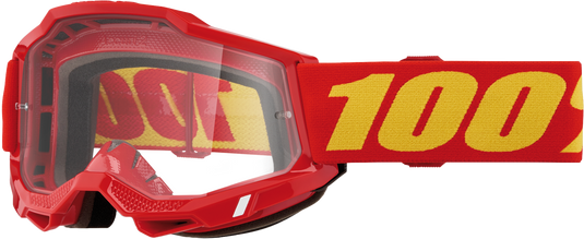 ACCURI 2 GOGGLE RED CLEAR LENS 50013-00042 image 1