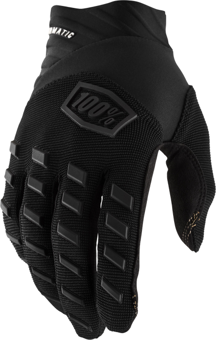 AIRMATIC YOUTH GLOVES BLACK/CHARCOAL LG 10001-00002 image 1