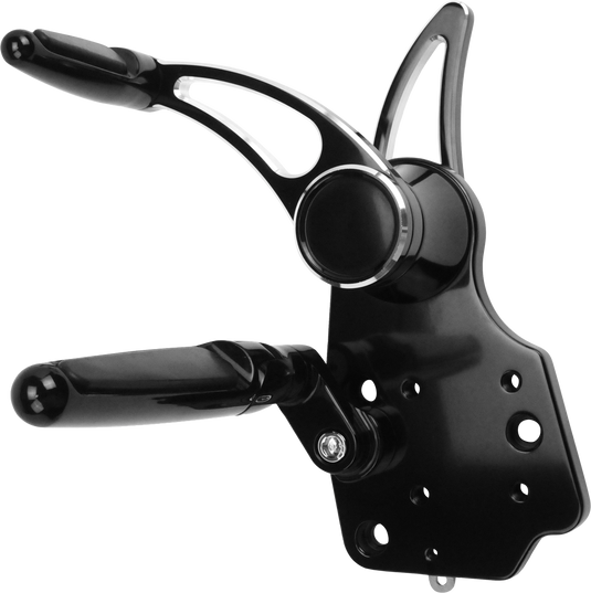 FORWARD CNTRLS BLACK SLOTTED FLH 14-UP FCK-F14AS-FR-SE image 2
