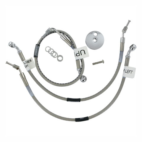 KAWASAKI & SUZUKI FRONT BRAKE LINE KIT 02-04 KAWASAKI VN1500/1