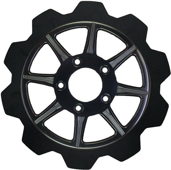 HIGH CARBON STEEL PHOENIX REAR ROTOR BLACK 11.8