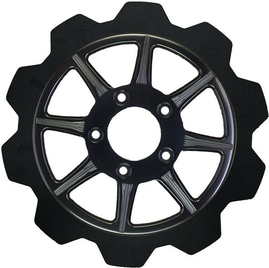 HIGH CARBON STEEL PHOENIX REAR ROTOR BLACK 11.8