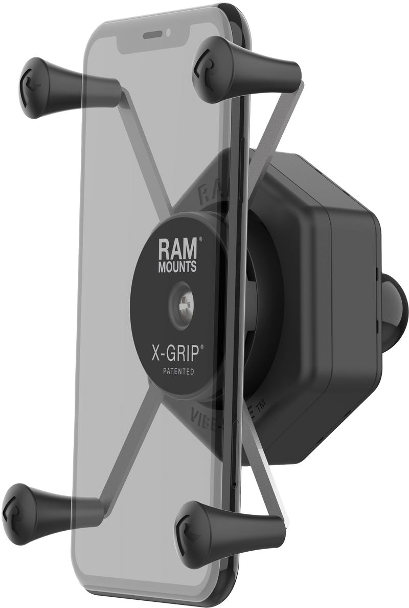 Load image into Gallery viewer, X-GRIP VIBE-SAFE PHONE HOLDER LARGE WITH BALL ADAPTER RAM-HOL-UN10B-462 image 1
