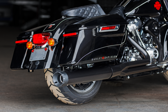MONARCH 2-1 BLACK M8 TOURING `17-23 RACE ONLY 10-1073 image 2