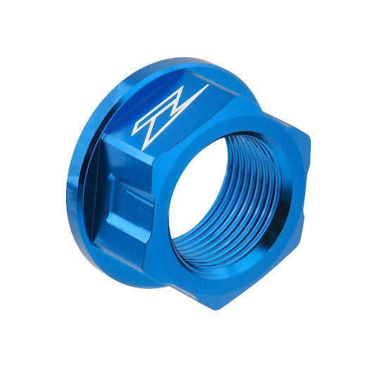 AXLE NUT  M22X30-P1.5 H18 H-BLUE ZE93-8089 image 1