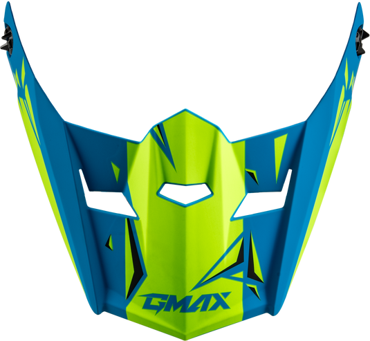 YOUTH MX-46Y UNSTABLE VISOR MATTE BLUE/GREEN YS-YL G0465182 image 1