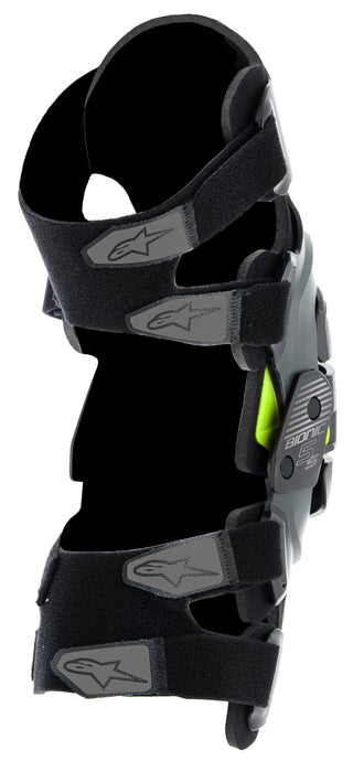 BIONIC 5S YOUTH KNEE BRACE BLACK ANTH/FLUO YELLOW 6540520-1155-OS image 1