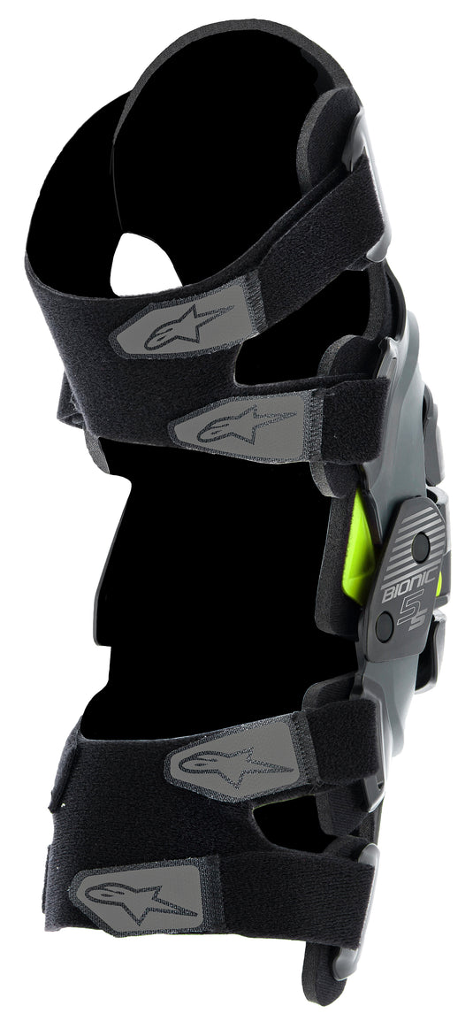 BIONIC 5S YOUTH KNEE BRACE BLACK ANTH/FLUO YELLOW 6540520-1155-OS image 1