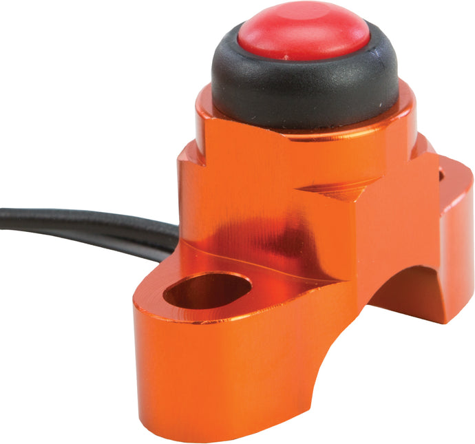 BILLET SPACESAVER PERCH MOUNT KILL SWITCH ORANGE KS-01 ORANGE image 1