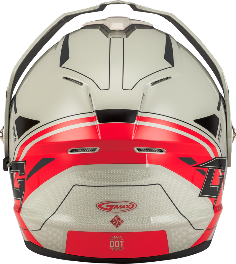 Load image into Gallery viewer, MD-74S SPECTRE SNOW HELMET W/ ELECTRIC SHIELD WHITE/RED XS M10742353 image 2

