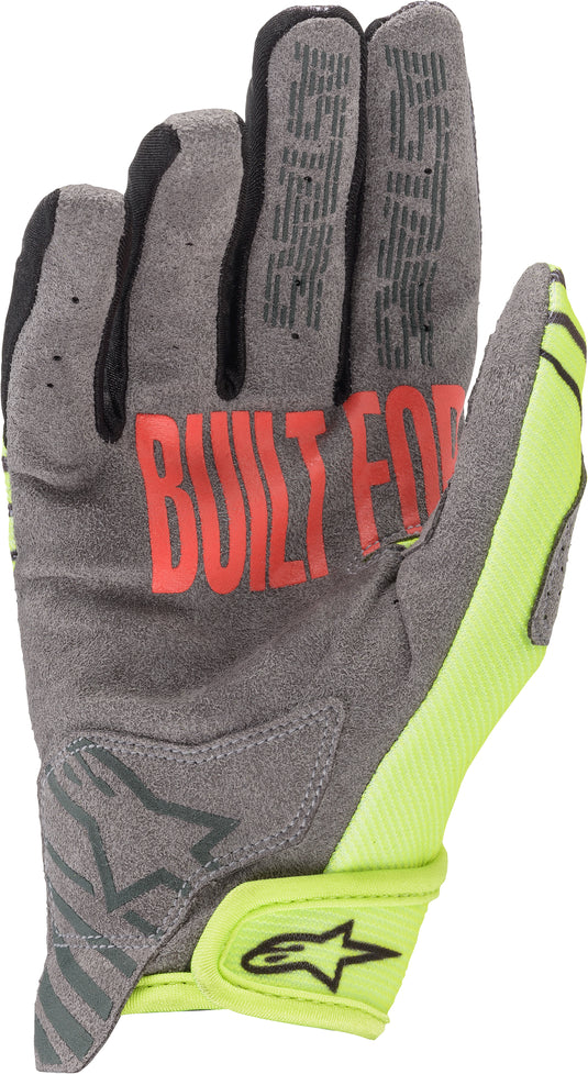 YOUTH RADAR GLOVES YELLOW/ANTHRACITE SM 3541820-559-S image 2