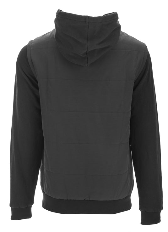 FLY NEVER QUILT HOODIE BLACK SM 354-0210S image 2