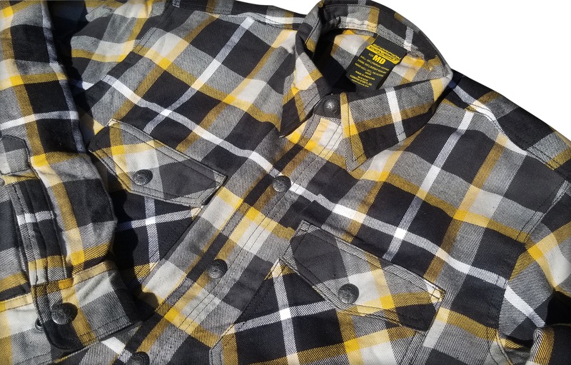 Load image into Gallery viewer, COVERT FLANNEL WHITE/YELLOW LG 13803-5 image 3
