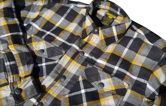 COVERT FLANNEL WHITE/YELLOW 2X 13803-7 image 3