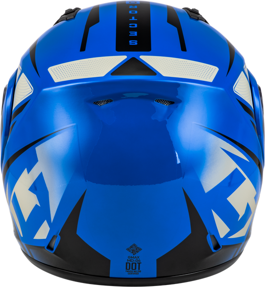MD-04S SECTOR SNOW HELMET BLUE/BLACK MD M2043975 image 2