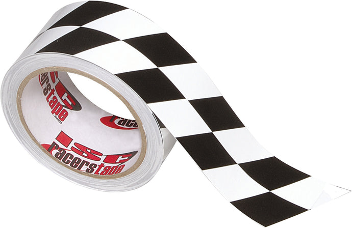 BLACK & WHITE ANGLED CHECKERBOARD TAPE 2