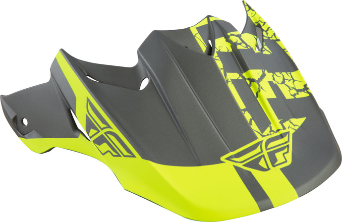 F2 FRACTURE VISOR GREY/HI-VS 73-46347 image 1