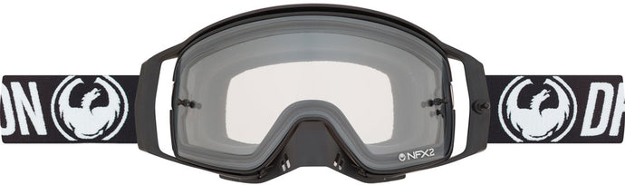 NFX2 GOGGLE COAL W/DRAGON STRAP AND INJECTED CLEAR LENS 29862603001Y image 1
