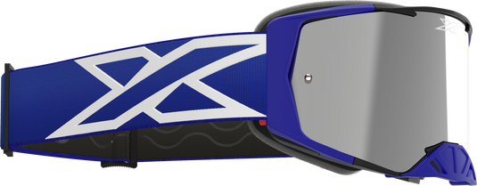LUCID CALIBER GOGGLE ROYAL BLUE SILVER MIRROR LENS 067-12055 image 2