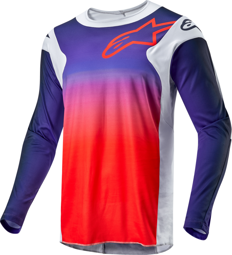 Load image into Gallery viewer, RACER HOEN JERSEY LIGHT GREY/HOT ORANGE/BLACK MD 3761324-924-M image 1
