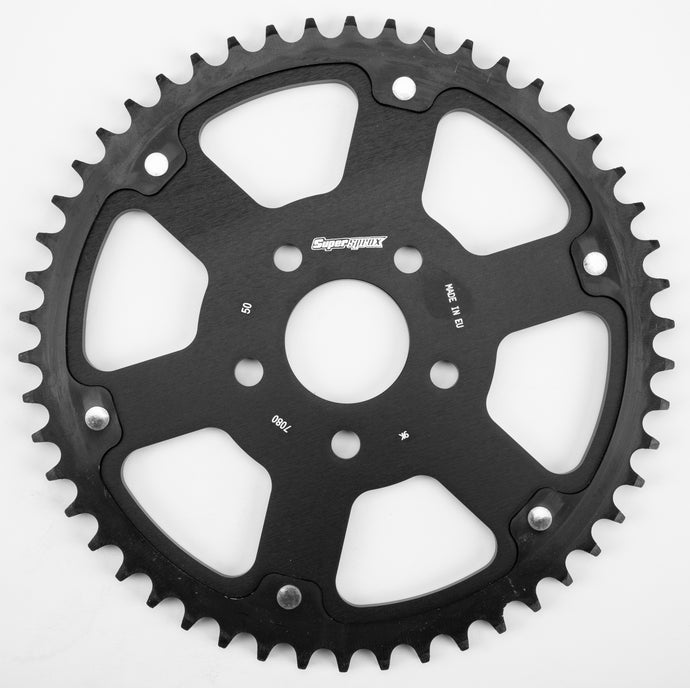 REAR STEALTH SPROCKET ALU/STL 50T-530 BLK HD RST-7080-50-BLK image 1