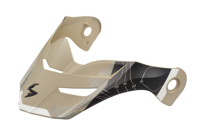EXO-AT960 PEAK VISOR TOPOGRAPHIC SAND/BLACK 52-960-06 image 1