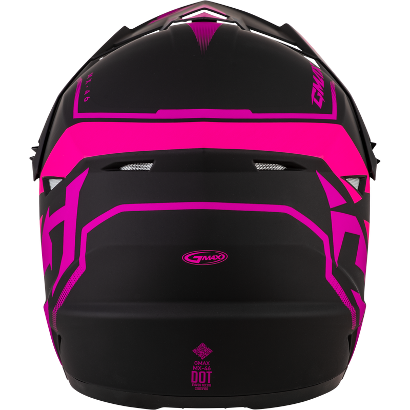 Load image into Gallery viewer, MX-46 COMPOUND HELMET MATTE BLACK/PINK 2X D3464348 image 4
