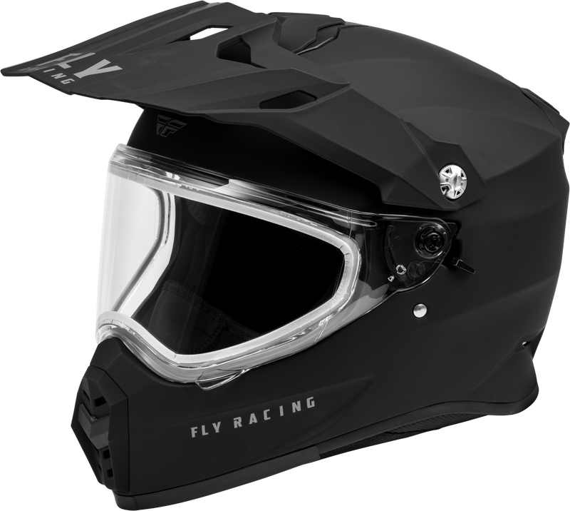 Load image into Gallery viewer, TREKKER CW SOLID HELMET DUAL SHLD MATTE BLACK MD 73-31364M image 1
