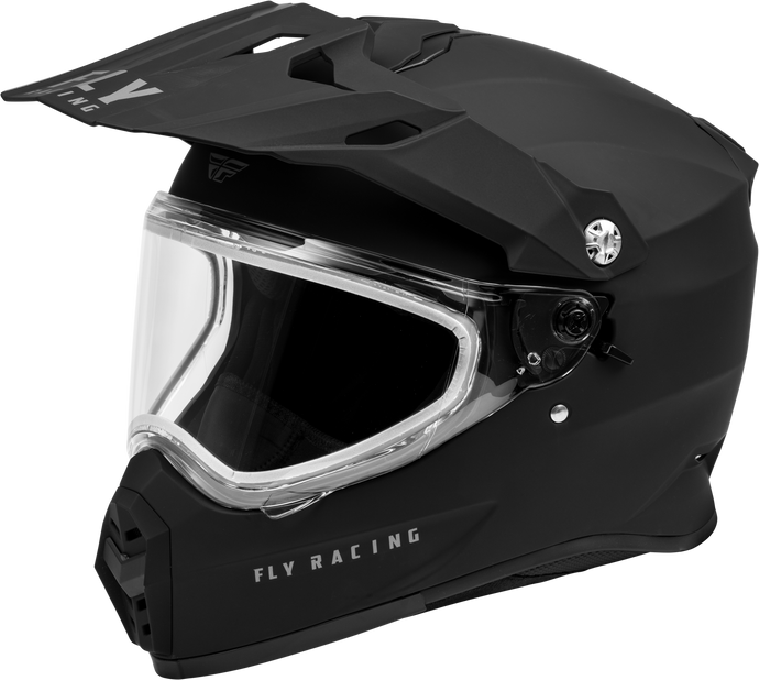 TREKKER CW SOLID HELMET DUAL SHLD MATTE BLACK 2X 73-313642X image 1