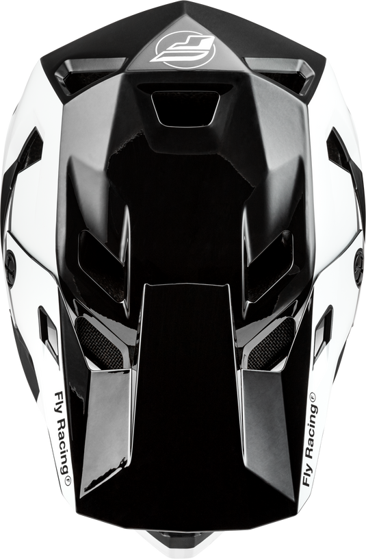 YOUTH RAYCE HELMET BLACK/WHITE/GREY YL 73-3609YL image 3