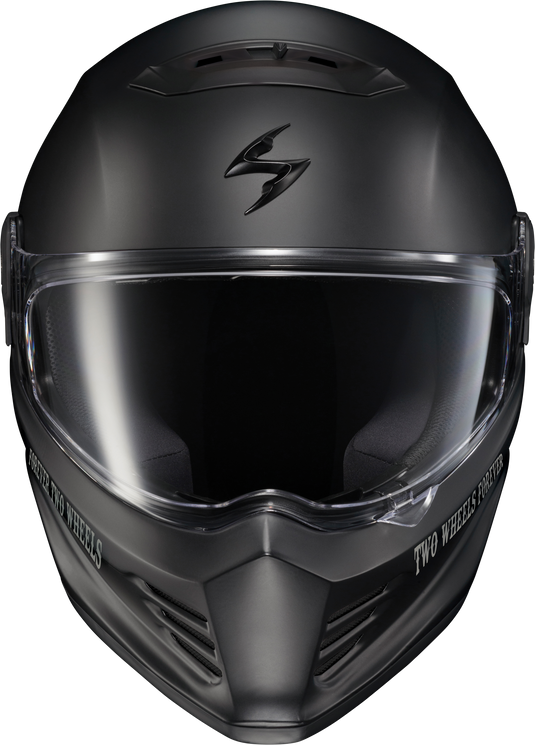 COVERT FX FULL FACE HELMET VTWIN VISIONARY MATTE BLACK LG CFX-1105 image 3