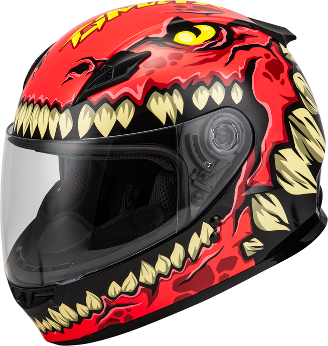 YOUTH GM-49Y DRAX HELMET RED YM F1499371 image 1