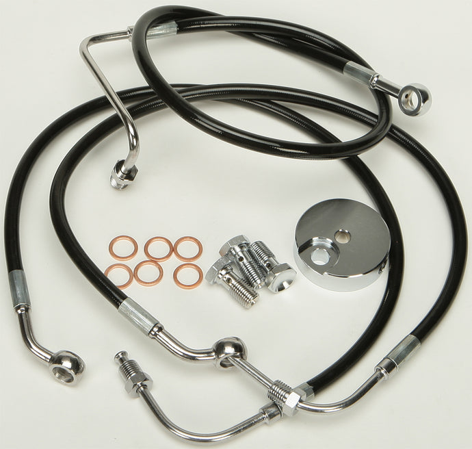 BRAKELINE KIT BLACK HD-0103-BK image 1