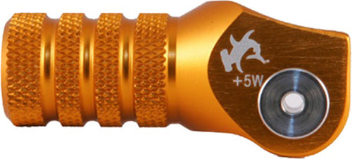 BILLET SHIFT LEVER OFFSET TIP ORANGE +5MM 01-0000-04-40 image 1