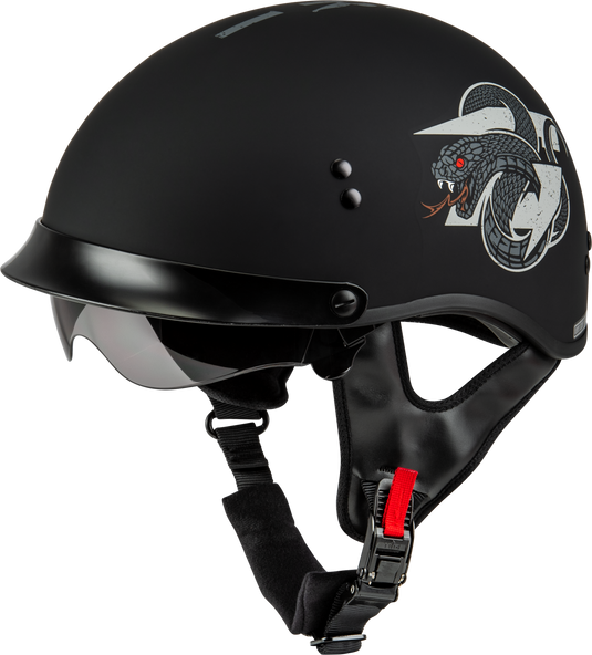 HH-65 DRK1 HELMET W/ PEAK MATTE BLACK/GREY 2X H96512508 image 2