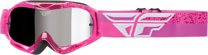 2018 ZONE COMPOSITE YTH GOGGLE GREY/PINK W/CHROME LENS 37-4052 image 1