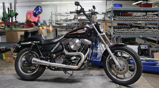 COMP S 2IN1 EXHAUST FXR BRUSHED W/CF END CAP 005-4440199 image 2