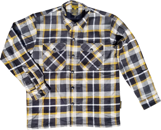 COVERT FLANNEL WHITE/YELLOW 5X 13803-10 image 1