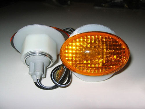 MARKER LIGHTS, FLAT OVAL, SMALL (S/F) AMBER