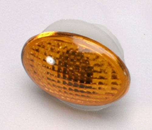 MARKER LIGHTS, FLAT OVAL, MED (S/F) AMBER