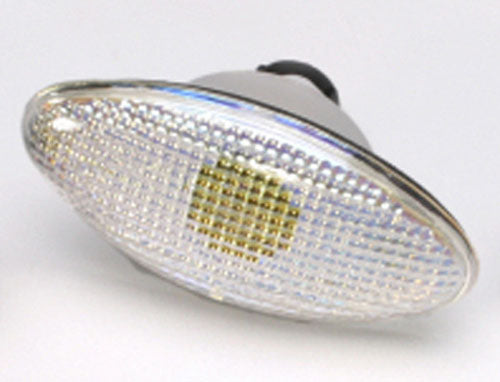 MARKER LIGHTS, FLAT OVAL, LARGE (S/F) CLEAR