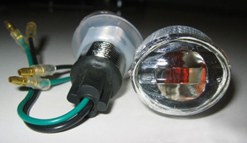 MARKER LIGHTS, FLAT OVAL, MINI(S/F) CLEAR