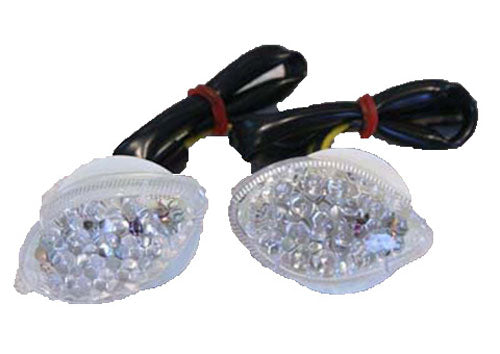 LED FAIRING MARKER LIGHTS FOR HONDA CBR MODELS, CLEAR LENS (15