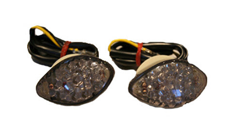 LED FAIRING MARKER LIGHTS FOR HONDA CBR MODELS, SMOKE LENS (15