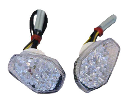 LED FAIRING MARKER LIGHTS FOR SUZUKI GSXR MODELS, CLEAR LENS (
