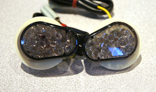 LED FAIRING MARKER LIGHTS FOR YAMAHA R1/R6 MODELS, SMOKE LENS